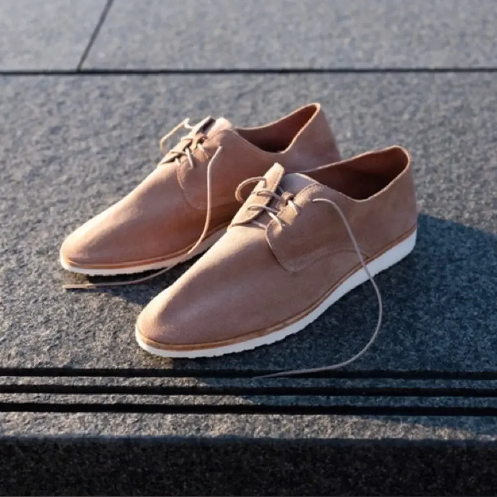 Nisolo Sedona Lightweight Derby Dusty Rose Suede Shoes Women’s 9.5 NIB